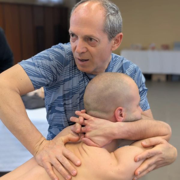 Spalla pratica in aula con i fisioterapisti